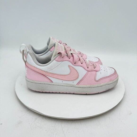 Nike Court Borough Low Recraft Youth Sz 6Y Women 7.5 DV5456-105 Pink White Shoes - Picture 4 of 11